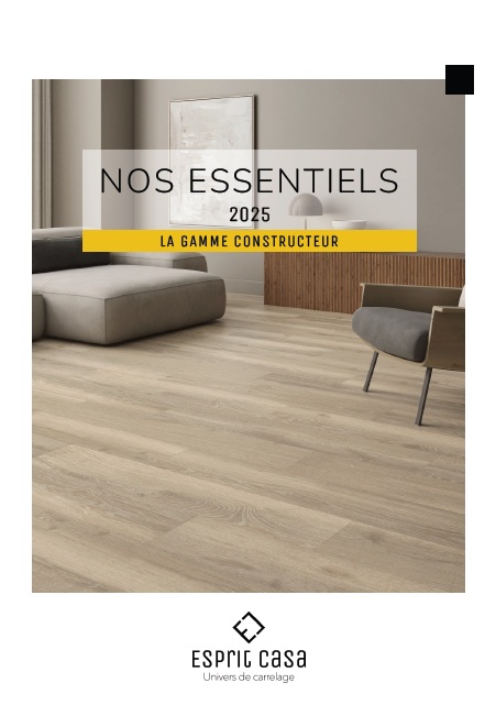 Couverture catalogue Essentiels 2025 Esprit Casa