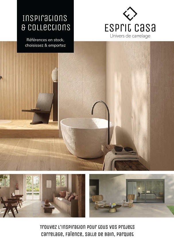 Couverture catalogue inspirations et collections 2025 Esprit Casa