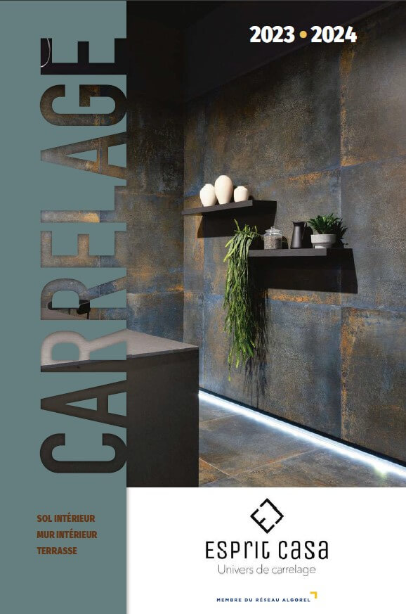 Couverture catalogue carrelage 2023 / 2024