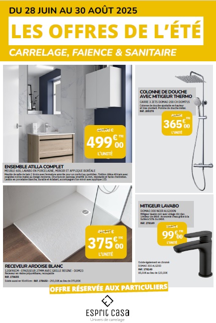 Couverture catalogue promotion été 2025 Esprit Casa