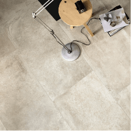 carrelage ambiance beige lampe bureau