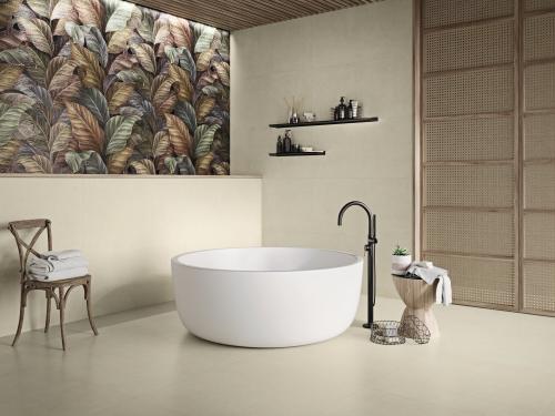 Carrelage Raw APE Toasted 60x60 Carrelage aspect bêton beige crème