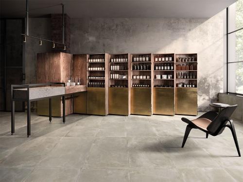 Carrelage Cerdisa Richetti cocoon dove 80x80 aspect pierre 