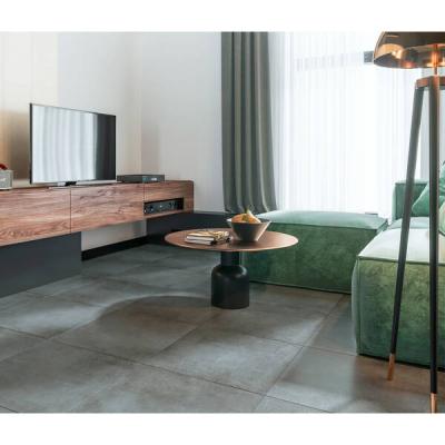 Carrelage rako Abetone black 60x60 cm esprit béton foncé 