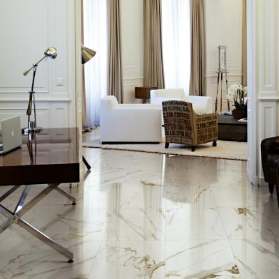 Carrelage Saime Cave Forte 120x120 esprit marbre grand format 